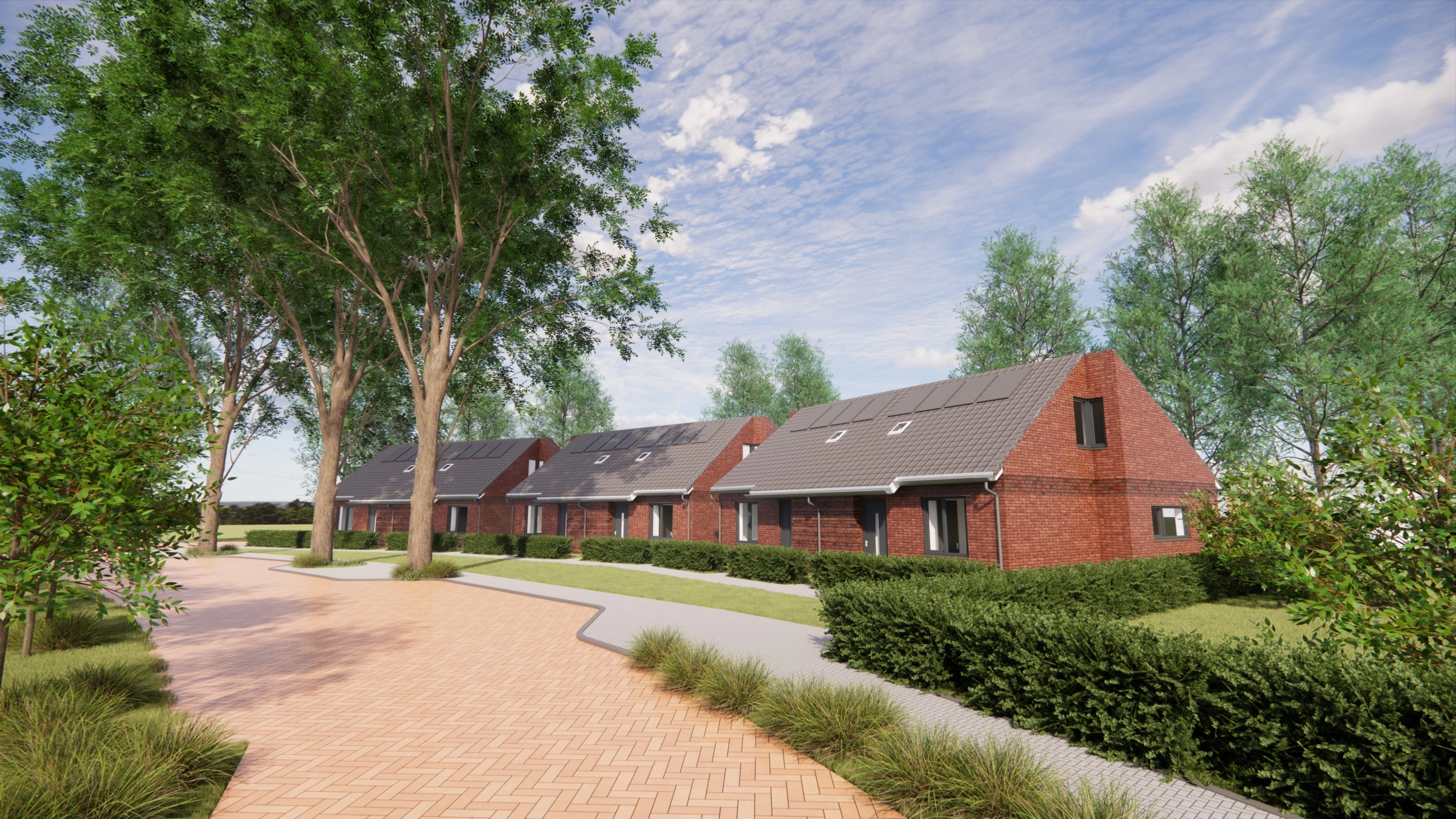 Sloop- en nieuwbouw 6 Levensloopbestendige woningen Diepenheim