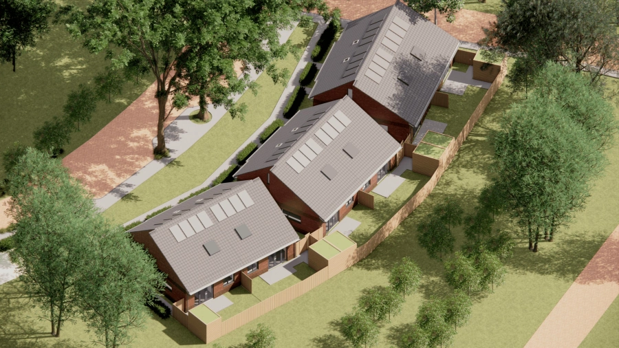 Sloop- en nieuwbouw 6 Levensloopbestendige woningen Diepenheim