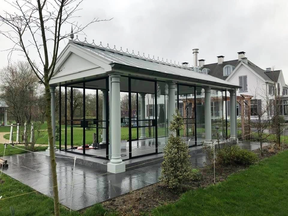 Nieuwbouw twee tuinkassen Laren gld. 