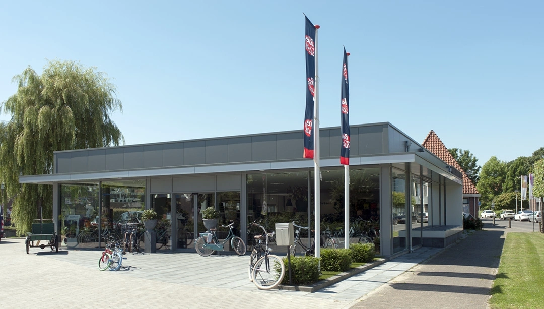 Nieuwbouw Fietsenwinkel en werkplaats Borculo